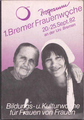 1. Bremer Frauenwoche Buchtitel 